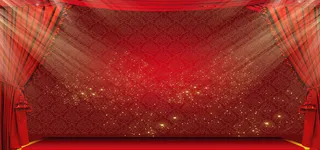 红色喜庆中国风光彩背景高清