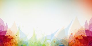 花卉泡泡炫彩边框免抠