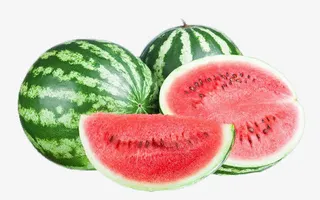 新鲜红色西瓜免抠