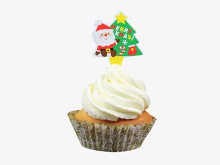 圣诞奶油小蛋糕免抠