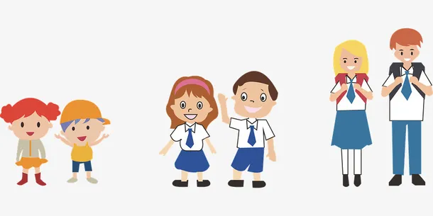 大小学生免抠