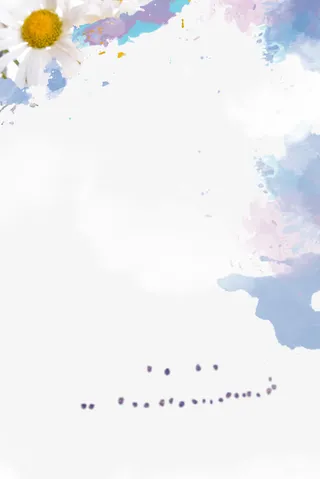 抽象花朵背景免抠