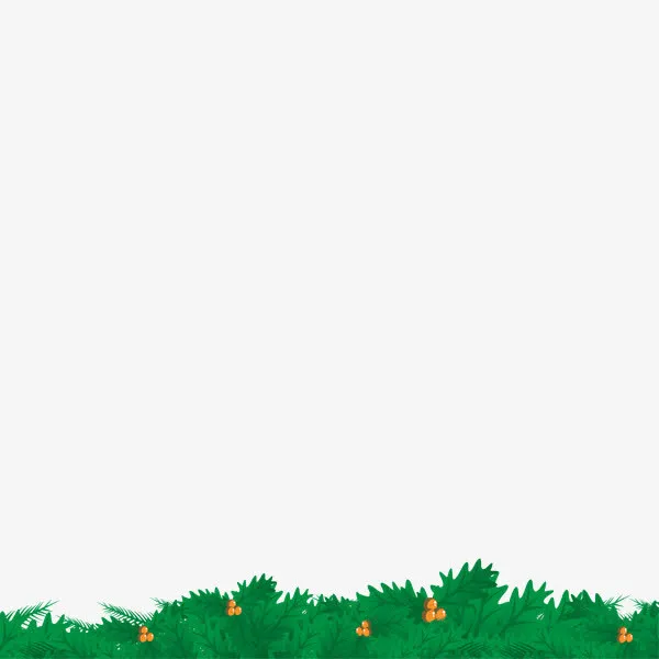 手绘草丛免抠