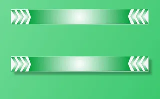 标题装饰图案免抠漂浮彩带元素