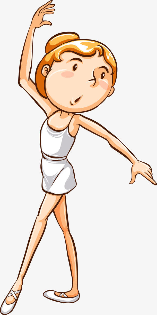 外国学生运动形象矢量免抠