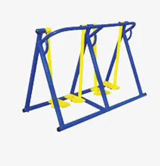 双人太空漫步机免抠