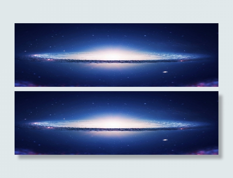 蓝色亮光星球背景高清