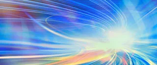 炫彩蓝色光晕背景图高清