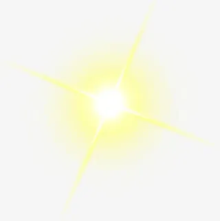 金色闪光装饰元素免抠