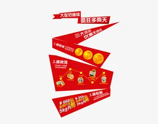 阶梯式优惠活动简介免抠