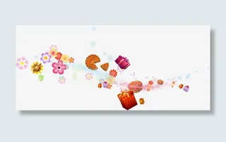 中秋节花朵月饼礼盒免抠