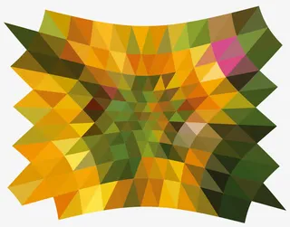 彩色几何图形矢量免抠