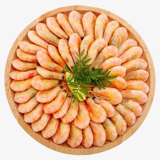 熟冻加拿大北极虾免抠