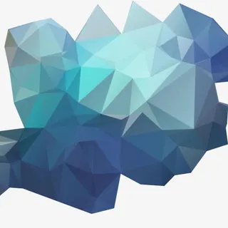 深蓝色渐变菱格几何背景装饰