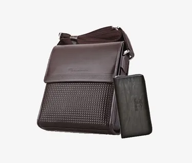 袋鼠男包真皮头层免抠