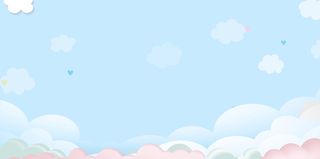 可爱聚会背景免抠