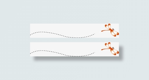 可爱分割线蜻蜓免抠