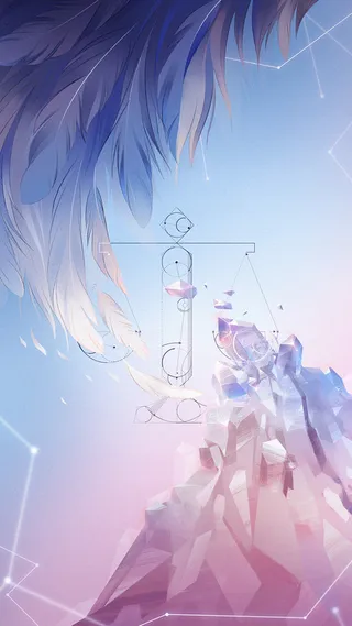 星座物语天秤座动漫H5背景素材高清