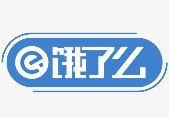 蓝色饿了么手机外卖免抠
