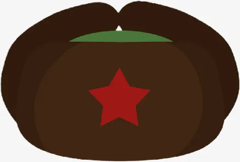 雷锋，帽子，雷锋帽，军帽免抠