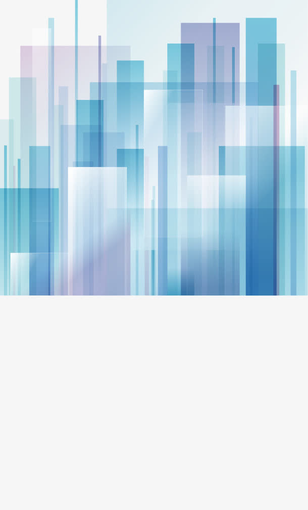 抽象渐变几何块免抠