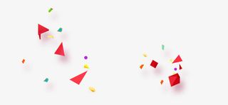 背景漂浮元素免抠漂浮几何图元素