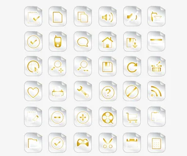 清新网站指示标签免抠