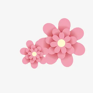 文艺清新花草海报设计装饰免抠