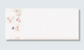 手绘古风浪漫小花高清