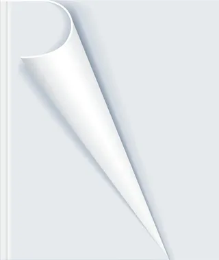 灰色漂亮卷角免抠