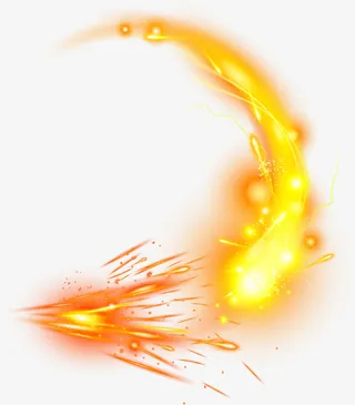 金色的烟花免抠