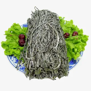 实物一盘干海带丝免抠 实物一盘干海带丝免抠
