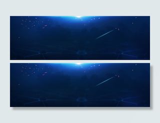 蓝色科技光影背景高清