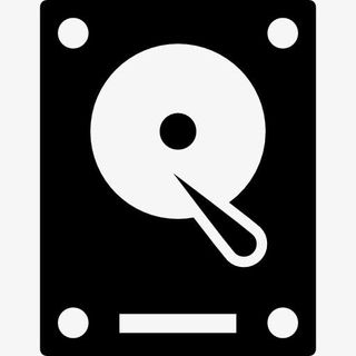 硬盘驱动器的计算机部分图标免抠