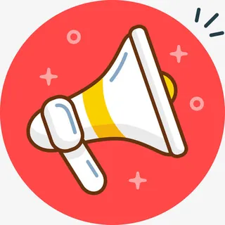 大喇叭扁平化免抠