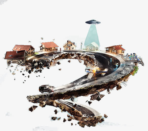 破裂公路免抠