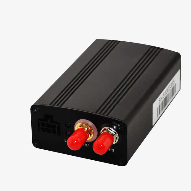 黑色电子gps定位器免抠