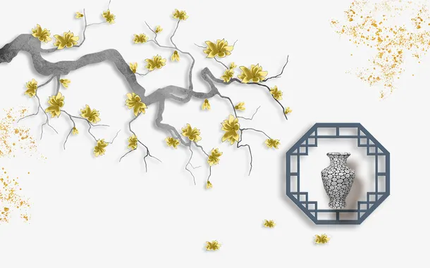 中国风分层素材免抠