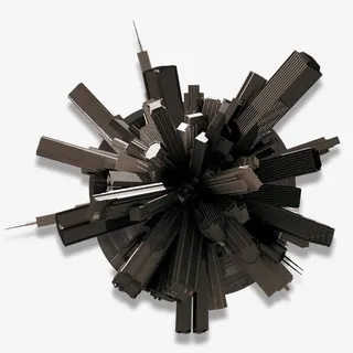 城市建筑抽象图免抠