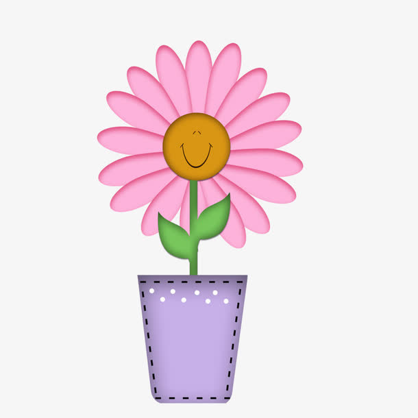 手绘花朵免抠