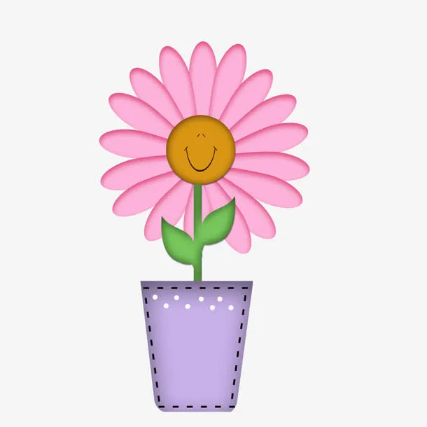 手绘花朵免抠