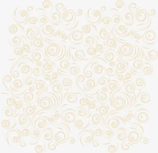 黄色螺旋花纹中秋免抠