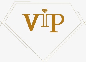 vip金色字体免抠