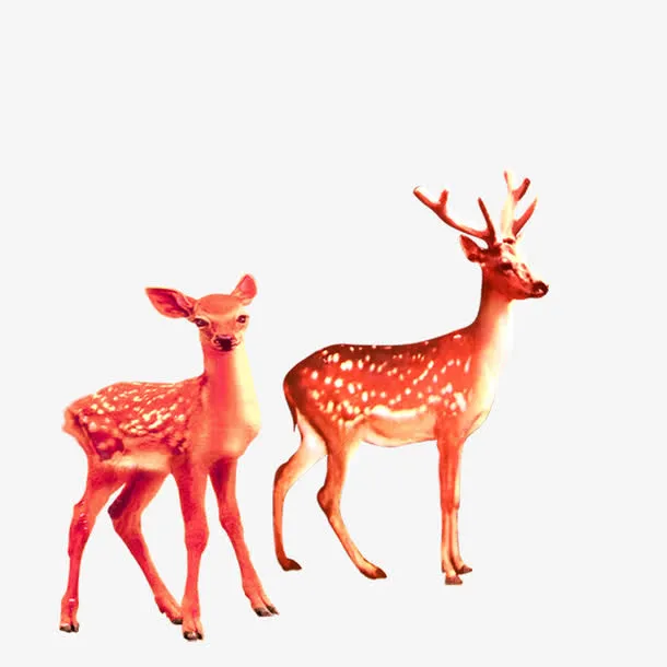 梅花鹿·免抠