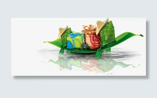 端午节船只粽子装饰免抠