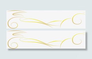 感恩父亲节绿色彩条免抠