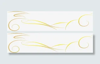 感恩父亲节绿色彩条免抠