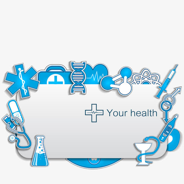 医疗器械装饰背景矢量素材