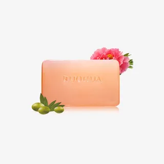 若华牡丹橄榄油润白护理皂免抠