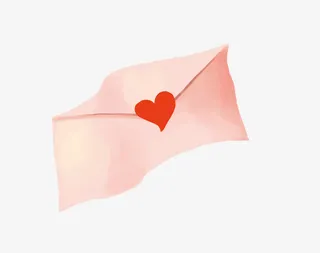 情书矢量免抠